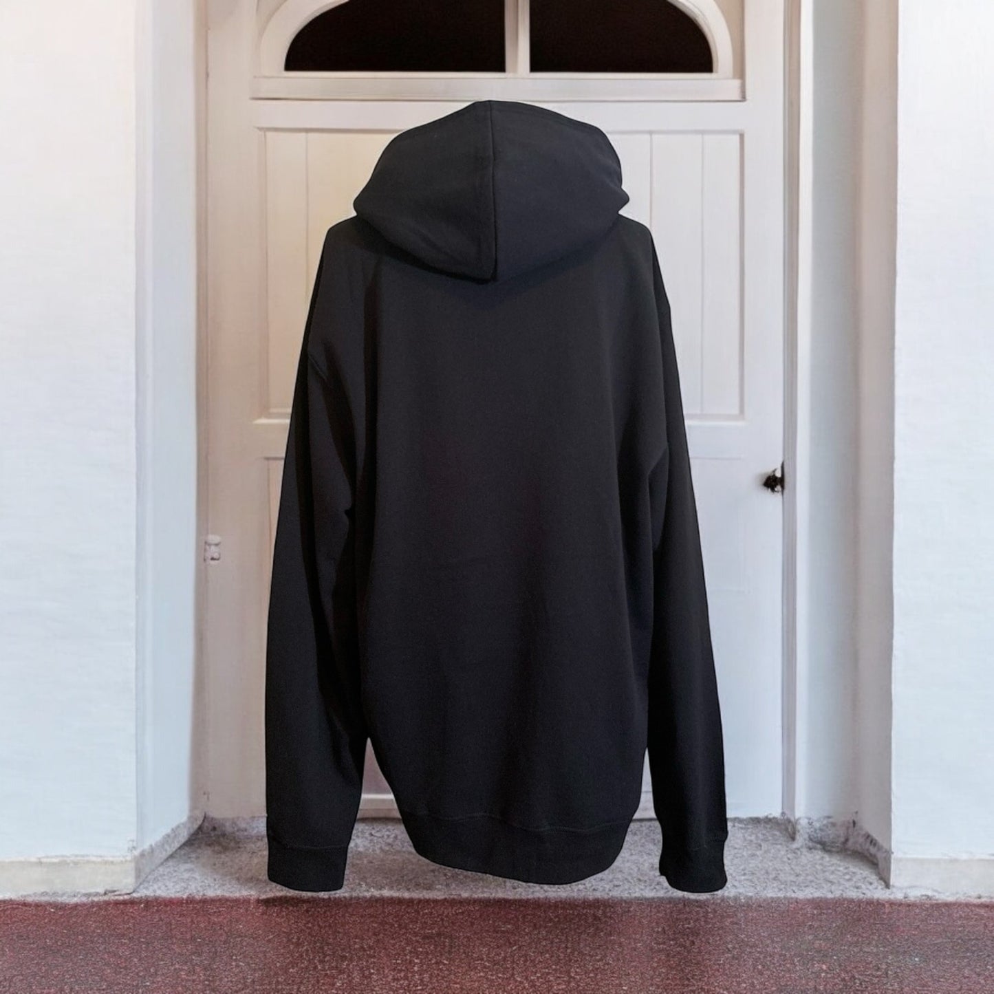 New!! Embroidered Black Hoodie With White Letters Long Sleeve with the empowering and inspiring phrase "Moving Forward" Unisex (Men's Hoodie / Women's Hoodie) **Free Shipping**