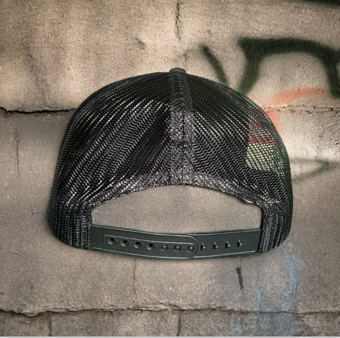 Moving Forward Black Trucker Hat Snapback One Size Fits All ** Free Shipping **