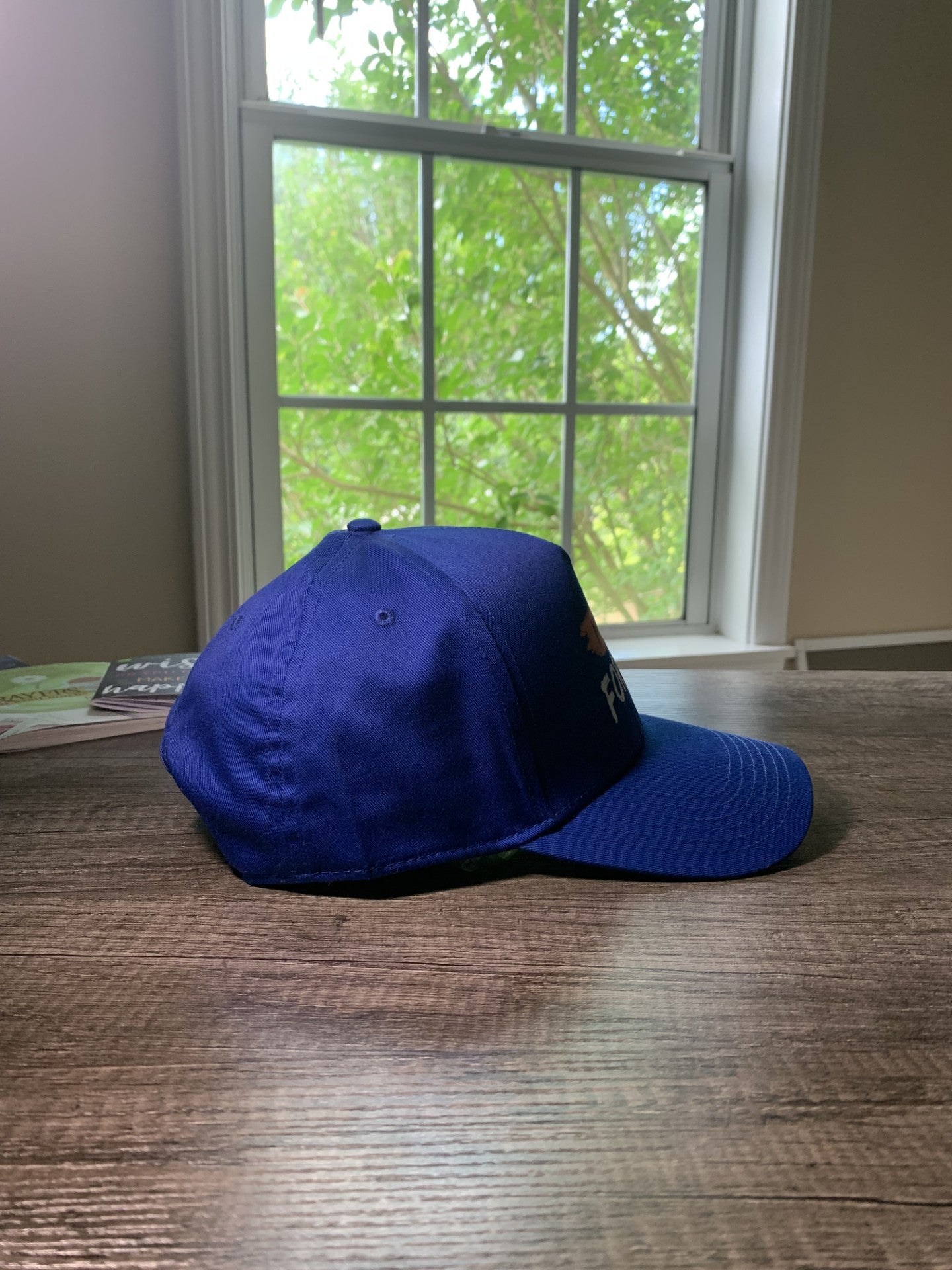 Moving Forward Royal Blue 5-Panel Snapback Cap ** One Size Fits All