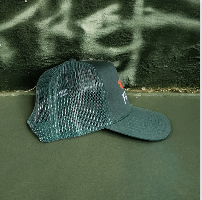 Moving Forward Forest Green Trucker Hat Snapback - One Size Fits All ** Free Shipping **