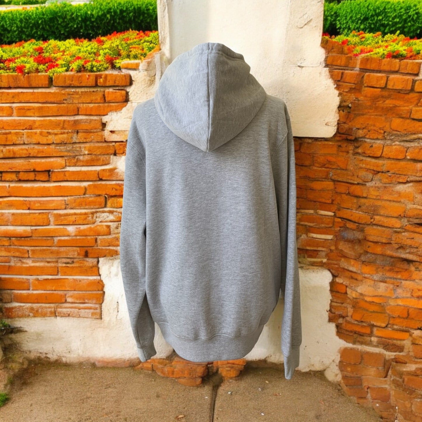 Grey Hoodie Long Sleeve with the empowering and inspiring phrase "Moving Forward" Unisex (Men's Hoodie / Women's Hoodie) **Free Shipping**