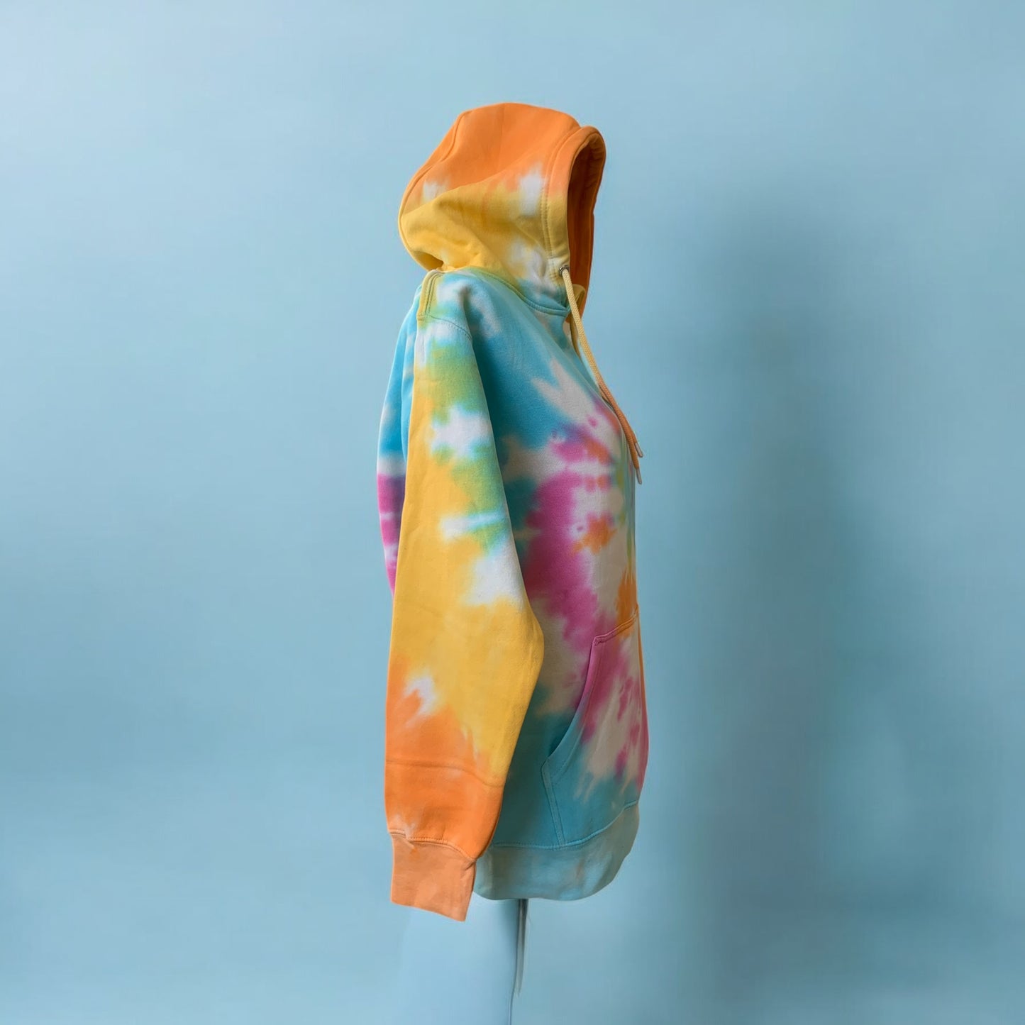 🔥New!! Embroidered Tish Hill Logo - Vibrant Tie-Dye Hoodie – Bold, Cozy & One-of-a-Kind! Medium but runs small