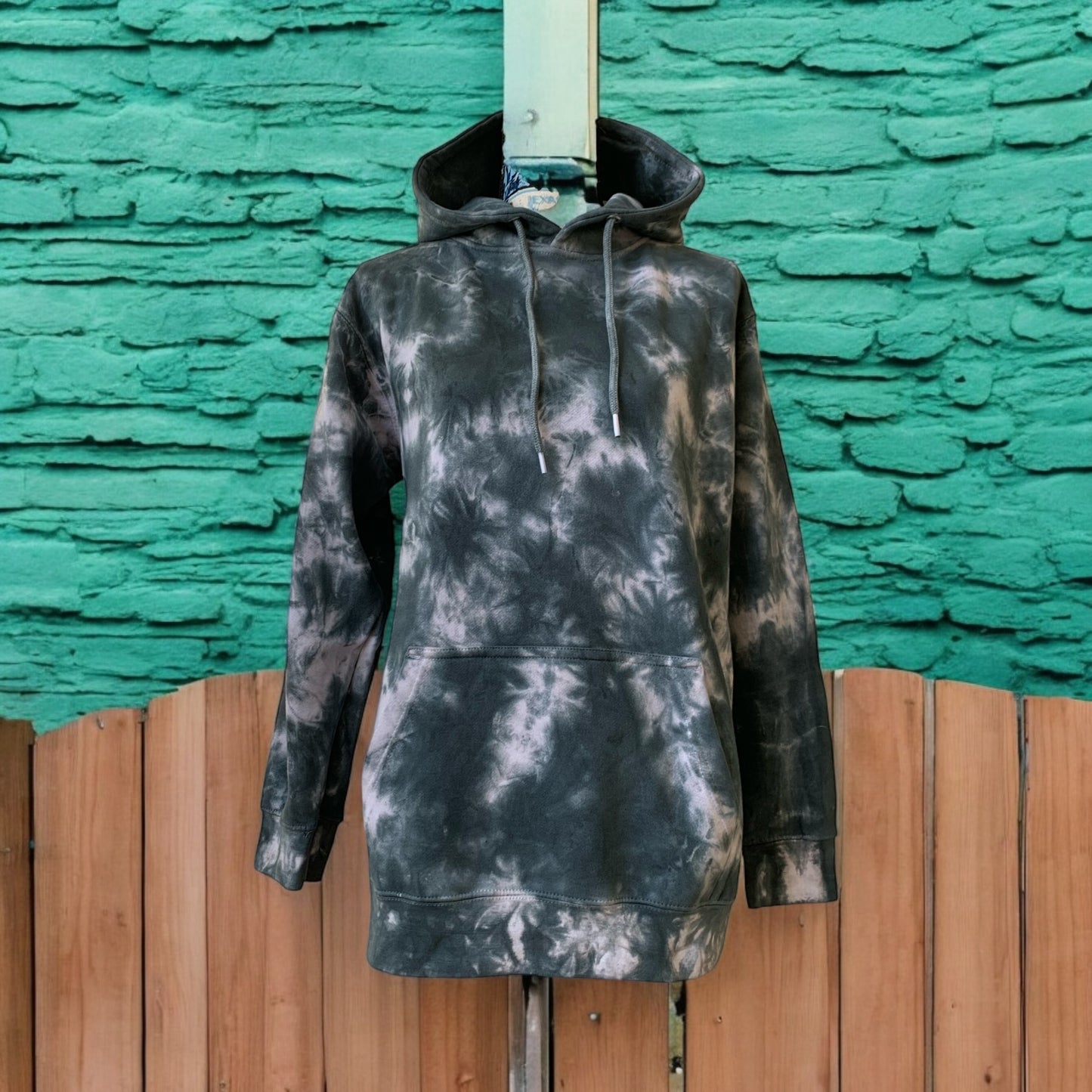 🔥New!! Embroidered Tish Hill Logo - Vibrant Tie-Dye Hoodie – Bold, Cozy & One-of-a-Kind! Medium but runs small