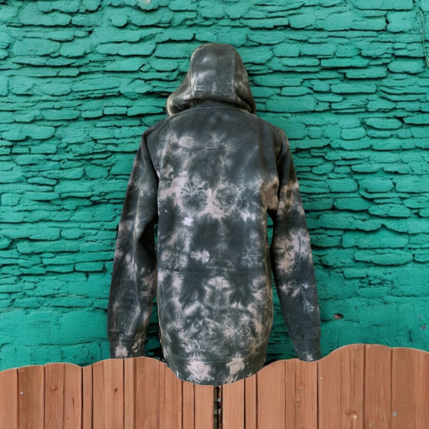 🔥New!! Embroidered Tish Hill Logo - Vibrant Tie-Dye Hoodie – Bold, Cozy & One-of-a-Kind! Medium but runs small