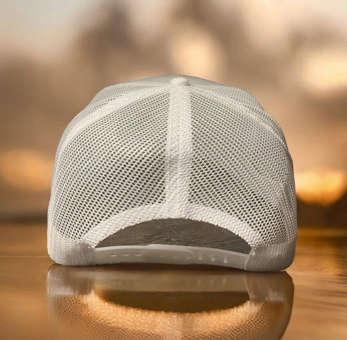 T Hill White Trucker Hat Snapback With Printed Logo One Size Fits All ** Free Shipping **