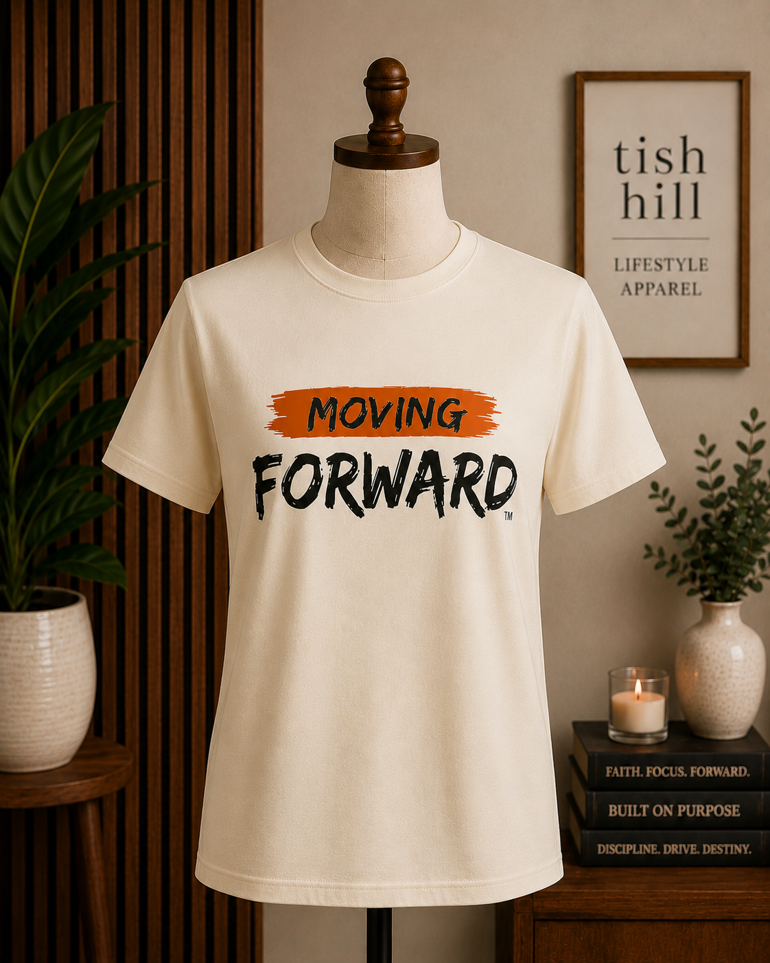 Moving Forward™ Classic Tee – Ivory Edition