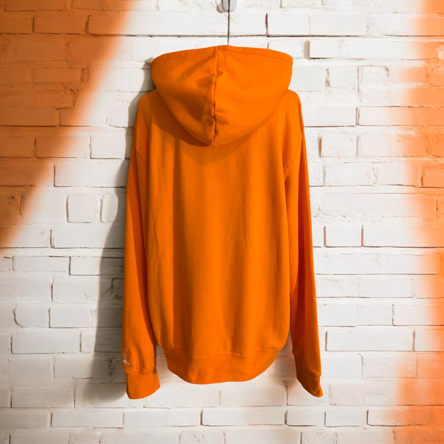 ***Pre-Order*** Embroidered Orange Hoodie With White Letters Long Sleeve with the empowering and inspiring phrase "Moving Forward" Unisex (Men's Hoodie / Women's Hoodie) **Free Shipping**