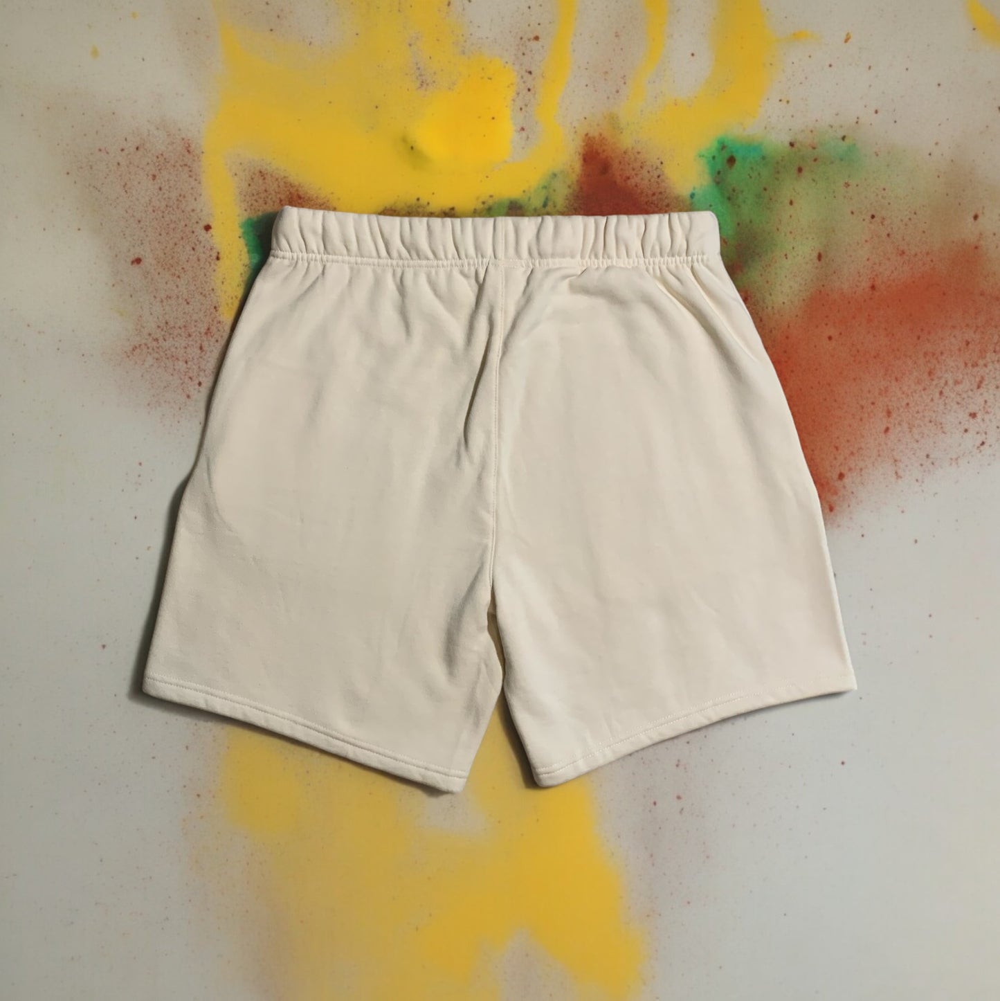 Cream Shorts with the empowering and inspiring phrase "Moving Forward" Unisex (Men Shorts / Women Shorts) **Free Shipping**
