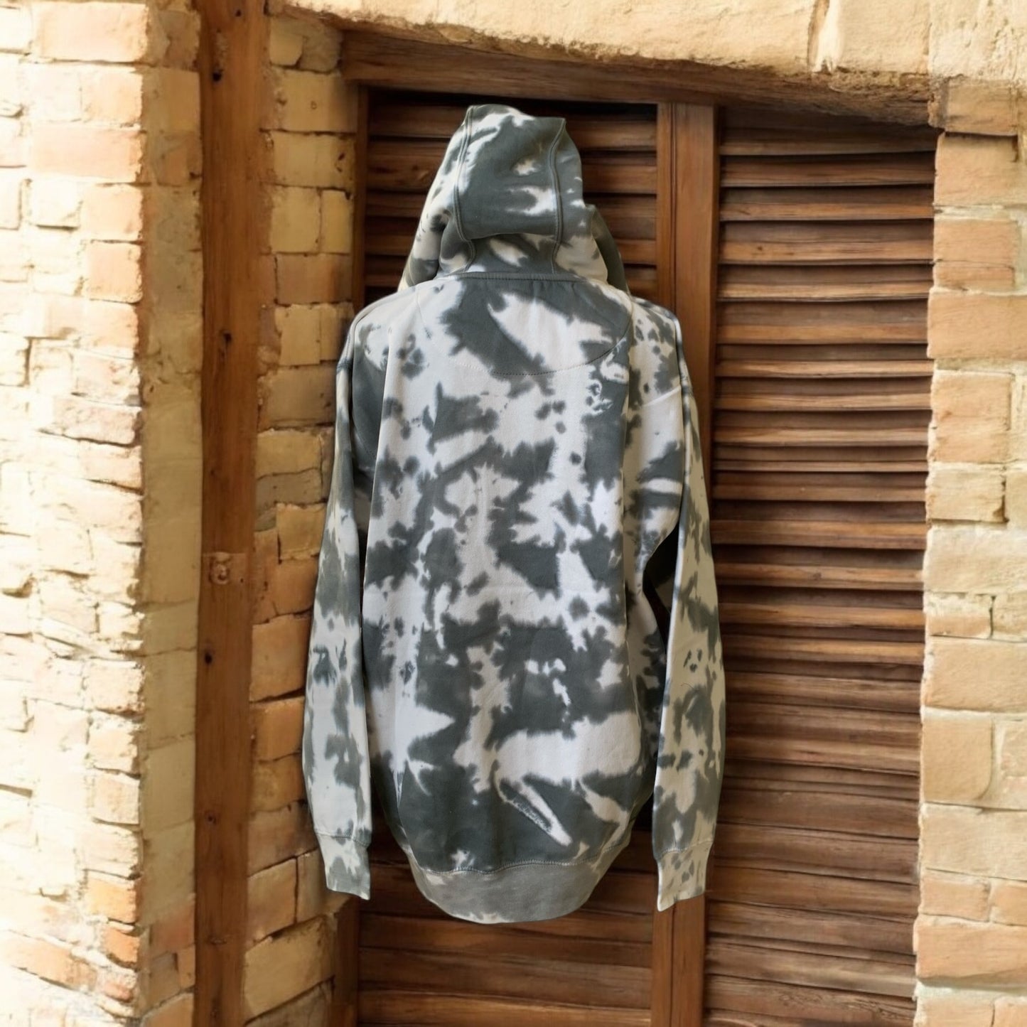 π₯ New!! Embroidered Tish Hill Logo - Vibrant Tie-Dye Hoodie β Bold, Cozy & One-of-a-Kind! Large but runs small