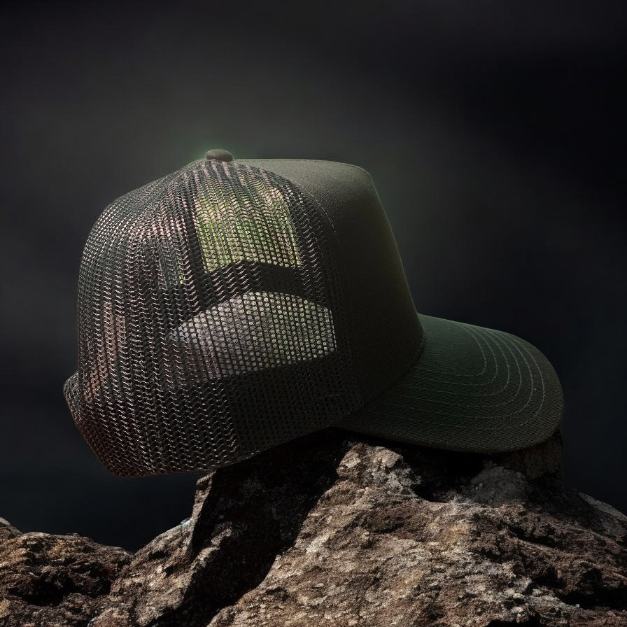 T Hill Embroidered Forest Green Trucker Hat Snapback - One Size Fits All ** Free Shipping **