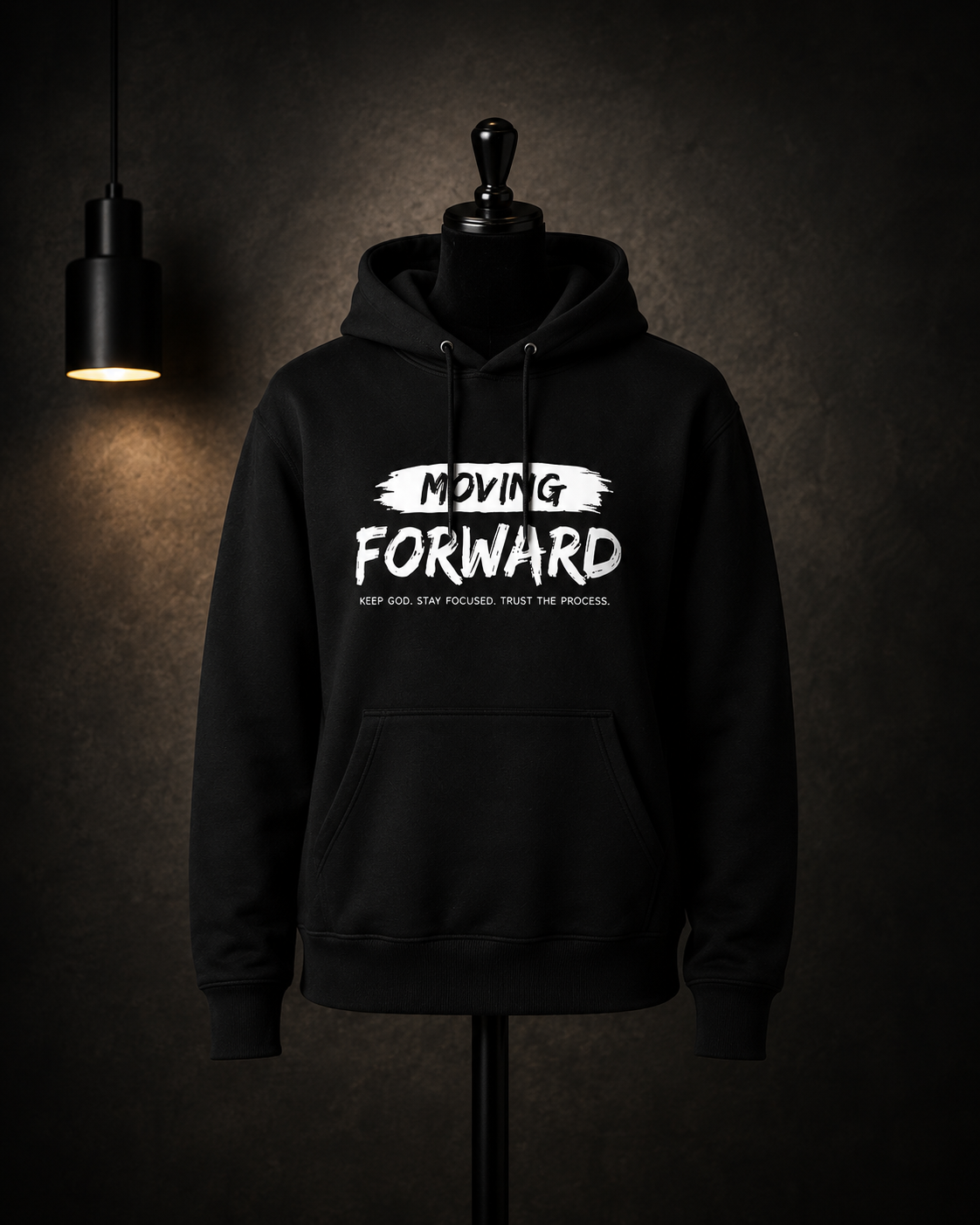 Moving Forward™ Signature Hoodie – Black