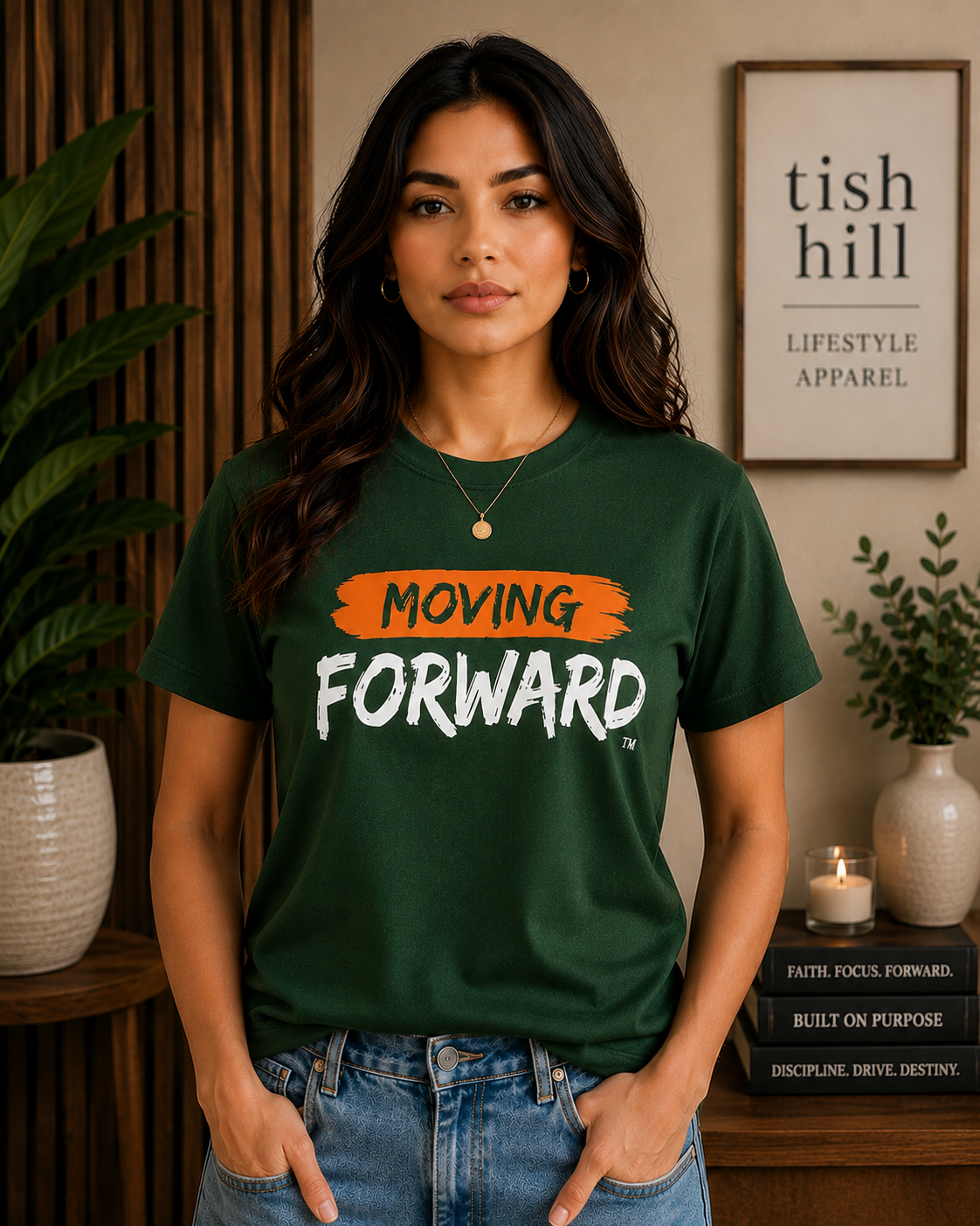 Moving Forward™ Classic Tee – Forest Green