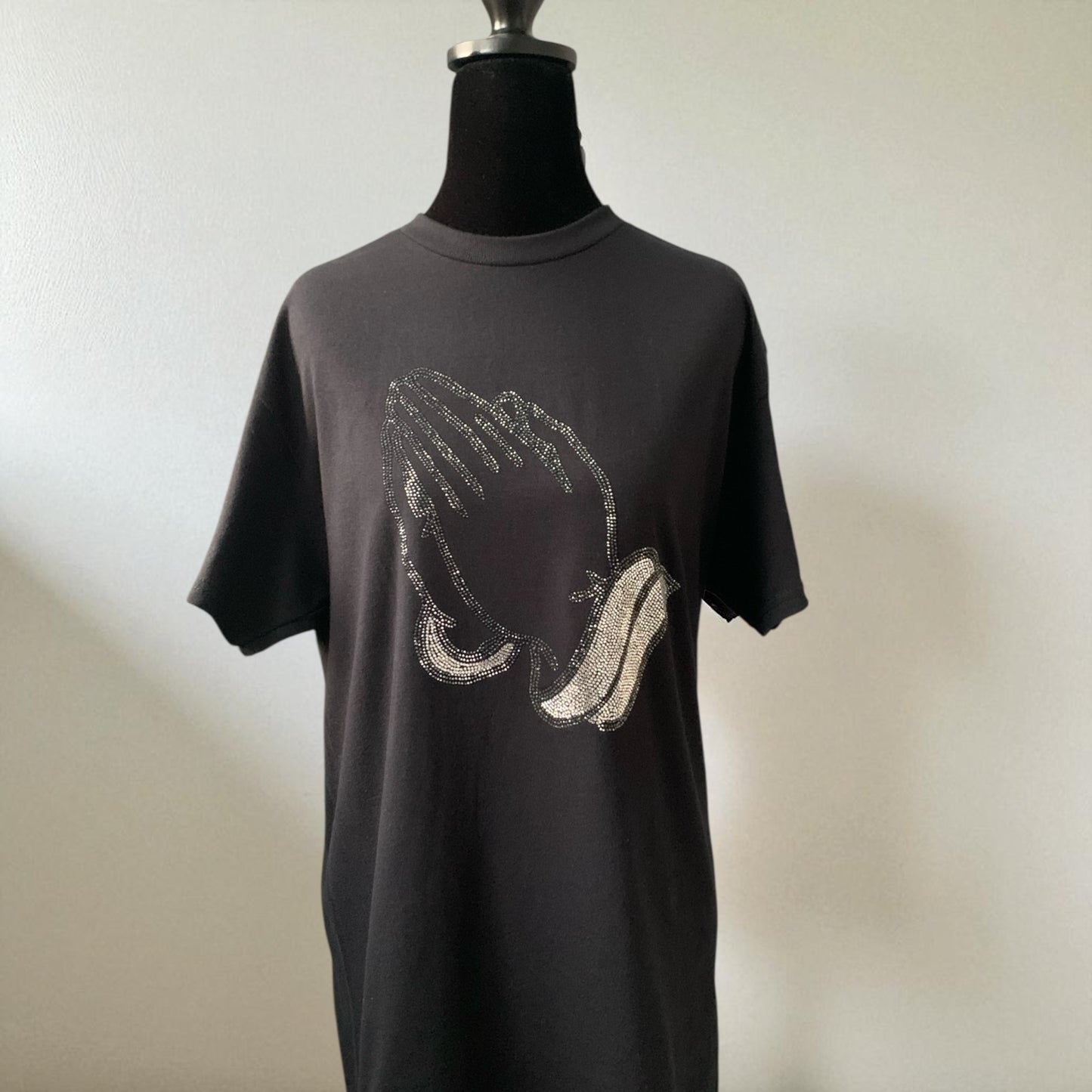HANDS OF FAITH: SPARKLING RHINESTONE T-SHIRT ** Free Shipping **