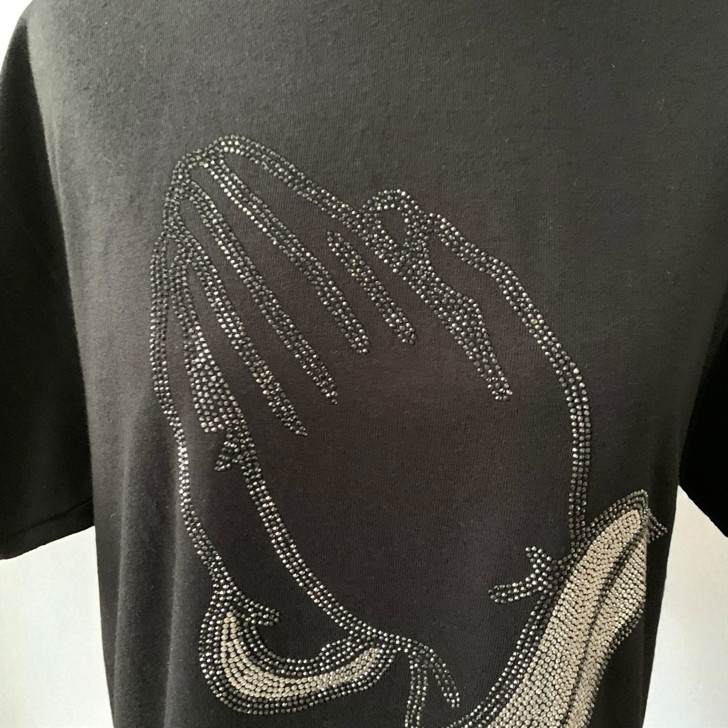 HANDS OF FAITH: SPARKLING RHINESTONE T-SHIRT ** Free Shipping **