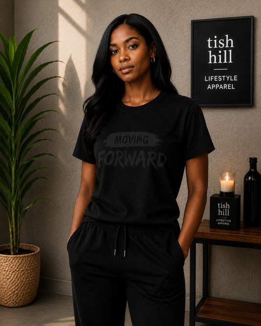 Moving Forward™ Blackout Tee – Tonal Luxe Edition
