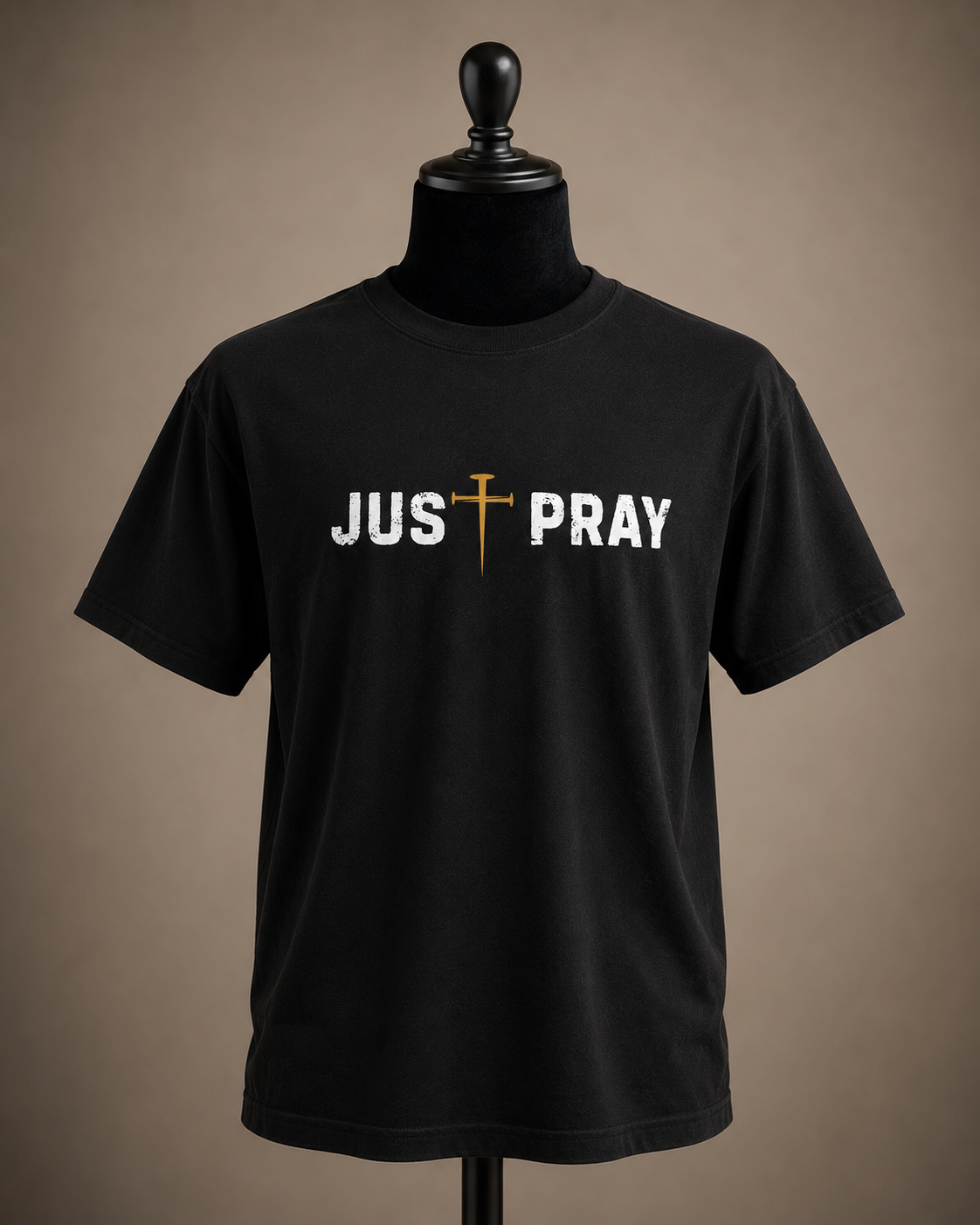JUST PRAY™ Signature Tee Black/Gold